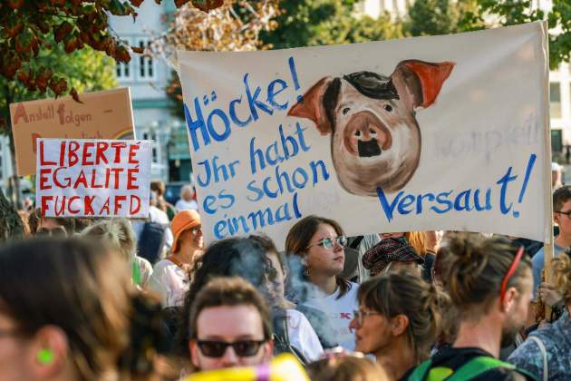 manfiestació contra AfD i Björn Höcke alemanya efe manfiestació contra AfD i Björn Höcke alemanya efe