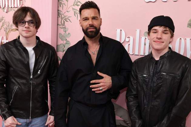 Ricky Martin y sus hijos Ricky Martin y sus hijos