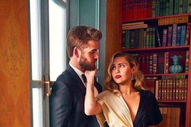 Liam Hemsworth y Miley Cyrus