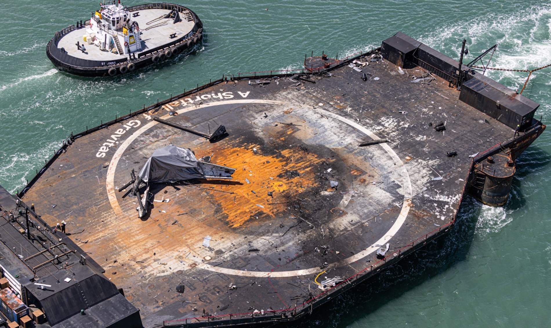 Plataforma de recuepració del Falcon 9
