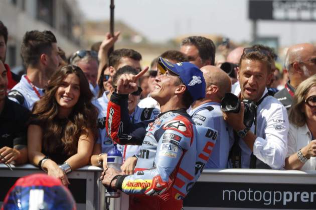 Marc Márquez victoria Aragón / Foto: EFE Marc Márquez victoria Aragón / Foto: EFE