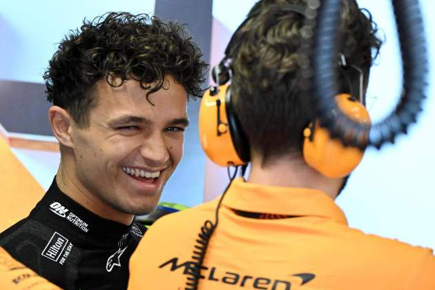 Lando Norris sonriente en el GP de Italia / Foto: EFE Lando Norris sonriente en el GP de Italia / Foto: EFE