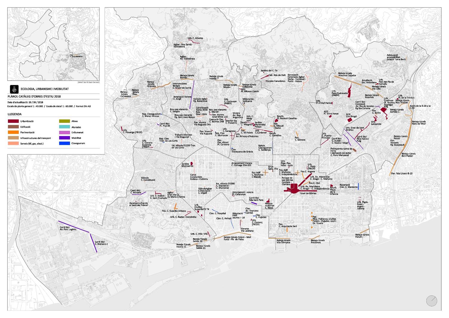 obres estiu ajuntament de barcelona