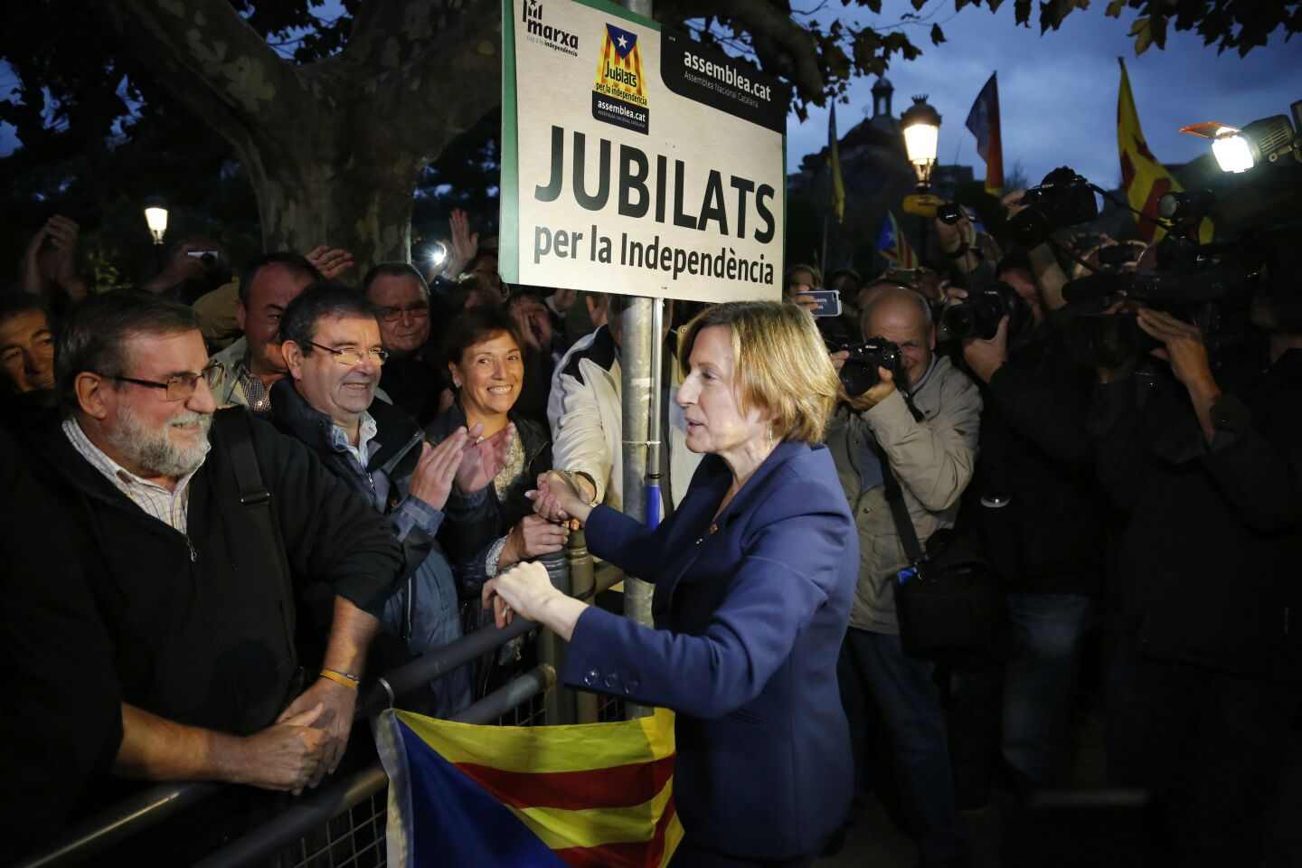 Ovació general a la Nit de la Cecot per Forcadell