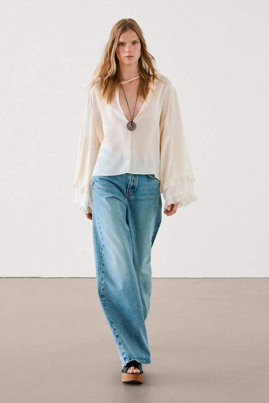 Camisa manga volantes1 Camisa manga volantes1