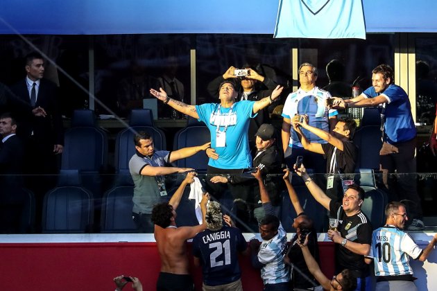 Maradona grada Argentina Nigeria Mundial Rússia EFE