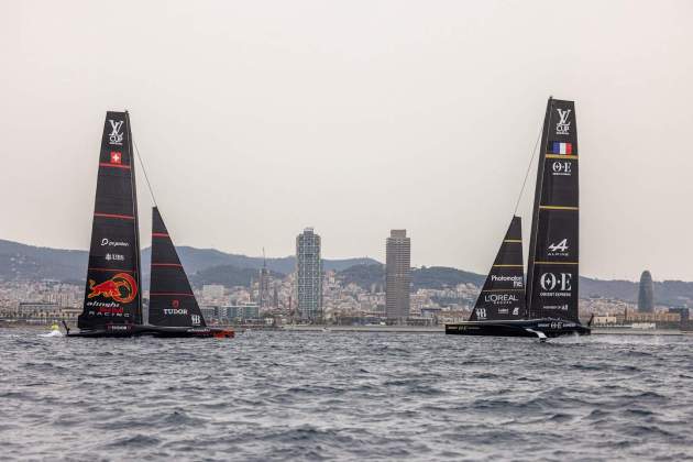 Dos participants de la Copa Amèrica de Vela / Foto: Montse Girald Dos participants de la Copa Amèrica de Vela / Foto: Montse Girald