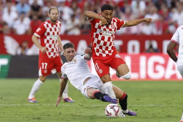 Arnaut Danjuma, durante el Sevilla - Girona / Foto: EFE Arnaut Danjuma, durante el Sevilla - Girona / Foto: EFE