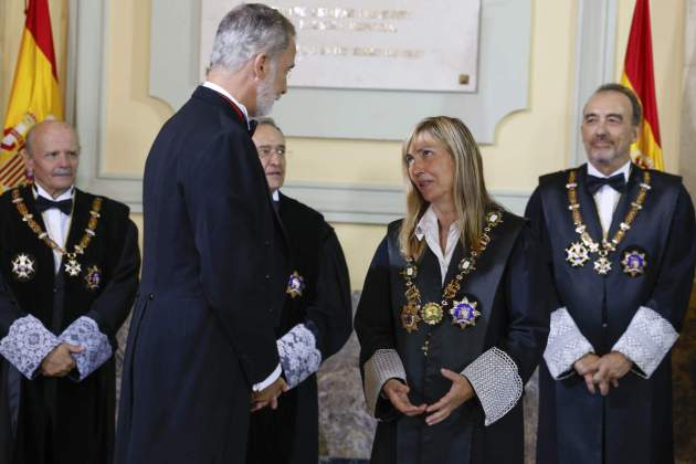 Isabel Perelló felip vi obertura any judicial cgpj foto efe Isabel Perelló felip vi obertura any judicial cgpj foto efe