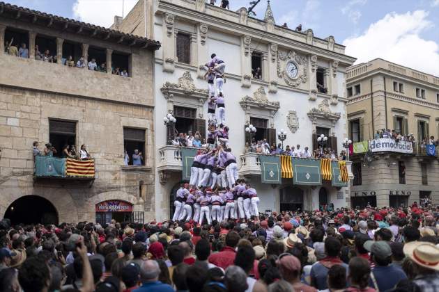 diada castellera sant felix 2024 / Foto: Lorena Sopêna / Europa Press