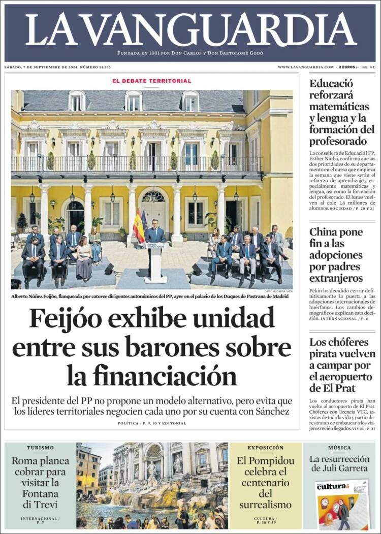 'La Vanguardia' 7 CAST 'La Vanguardia' 7 CAST