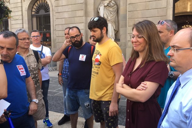 Janet Sanz recibe trabajadores del metro Gisela Rodríguez