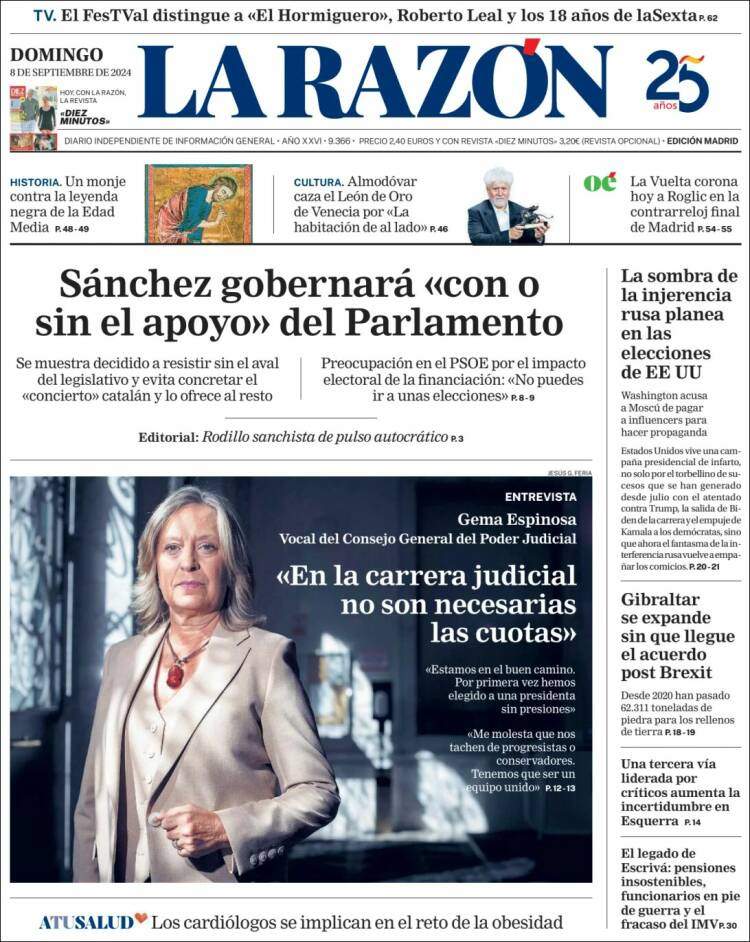 'La Razón' 8 'La Razón' 8