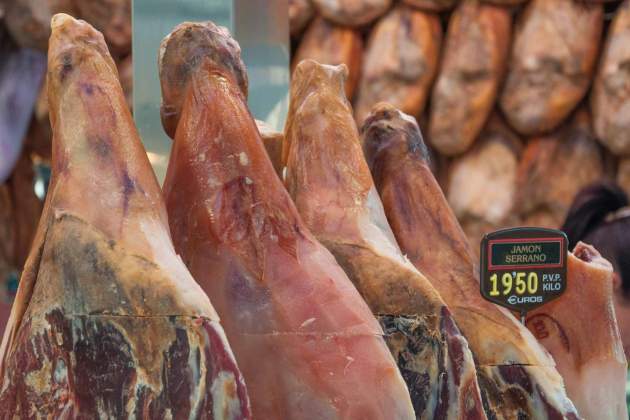 El jamón de cebo tiene un precio más asequible / Foto: Unsplash El jamón de cebo tiene un precio más asequible / Foto: Unsplash