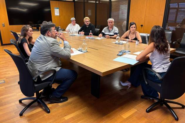 reunió consellera sindicats reunió consellera sindicats