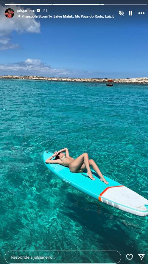 Julkia Janerio amb el pare infartat, Instagram Julkia Janerio amb el pare infartat, Instagram