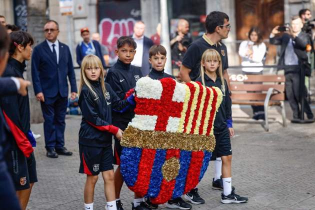 Diada 11S 2024 Ofrenda Floral a Rafael Casanova Barça / Foto: Carlos Baglietto Diada 11S 2024 Ofrenda Floral a Rafael Casanova Barça / Foto: Carlos Baglietto