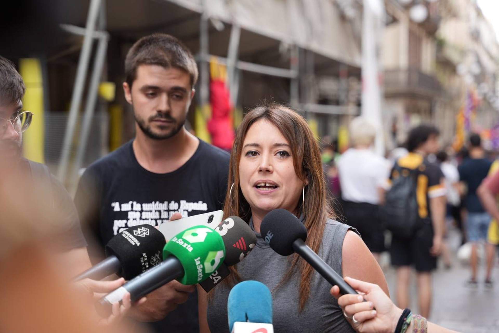 diputada de la CUP, Laure Vega diputada de la CUP, Laure Vega