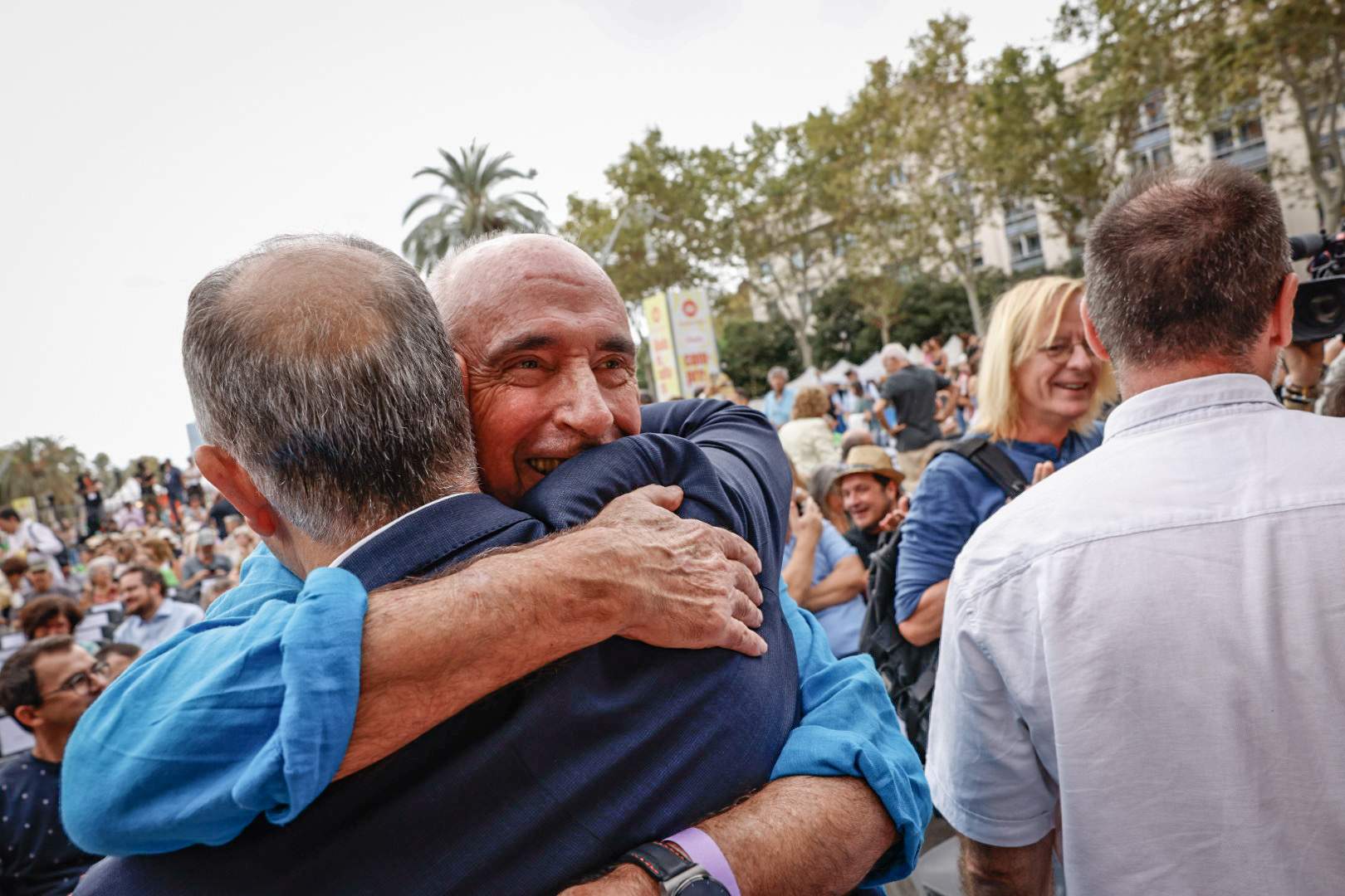 20240911 Diada 2024 Acte Omnium Arc de Triomf Jordi Turull i Lluis Llach / Foto: Carlos Baglietto 20240911 Diada 2024 Acte Omnium Arc de Triomf Jordi Turull i Lluis Llach / Foto: Carlos Baglietto