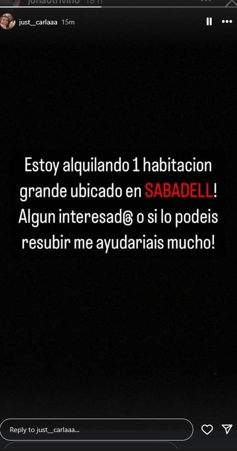 Carla Vigo en Sabadell, Instagram Carla Vigo en Sabadell, Instagram