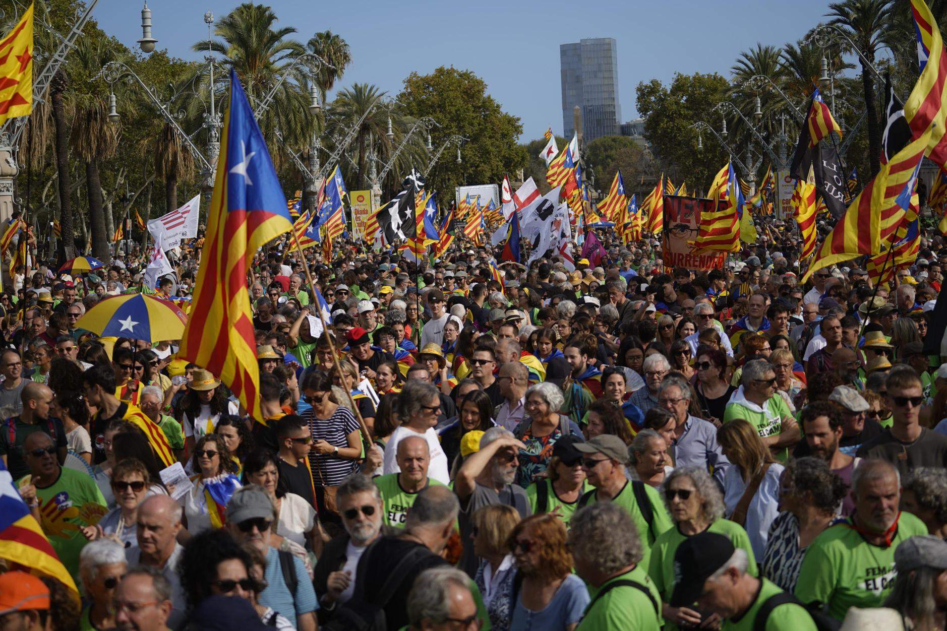 ¿Cómo serán las manifestaciones de la Diada 2025 del 11 de septiembre?