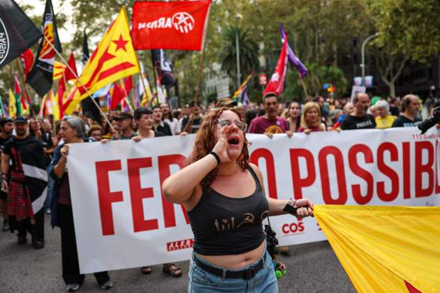 Manifestación de la izquierda independentista durante la Diada del 2024 / Foto: Montse Giralt Manifestación de la izquierda independentista durante la Diada del 2024 / Foto: Montse Giralt