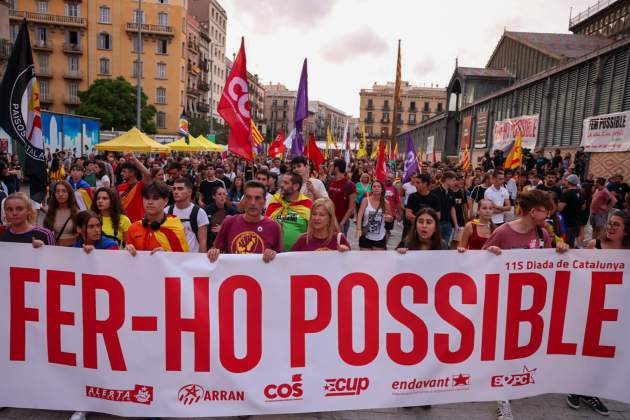 Diada 11S 2024 manifestació esquerra independentista / Foto: Montse Giralt