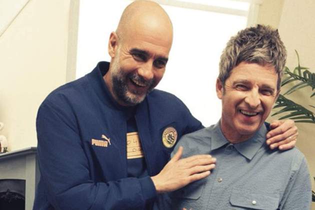 Pep Guardiola Noel Gallagher Manchester City Pep Guardiola Noel Gallagher Manchester City