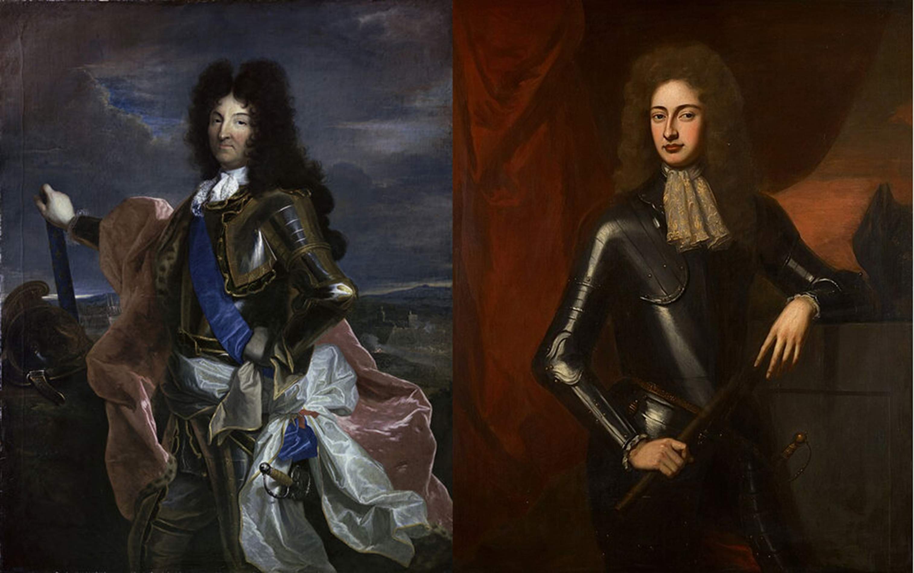 Lluis XIV de Francia y Berwick. Fuente Museo Anton Herzog y Palau de Líria. Lluis XIV de Francia y Berwick. Fuente Museo Anton Herzog y Palau de Líria.