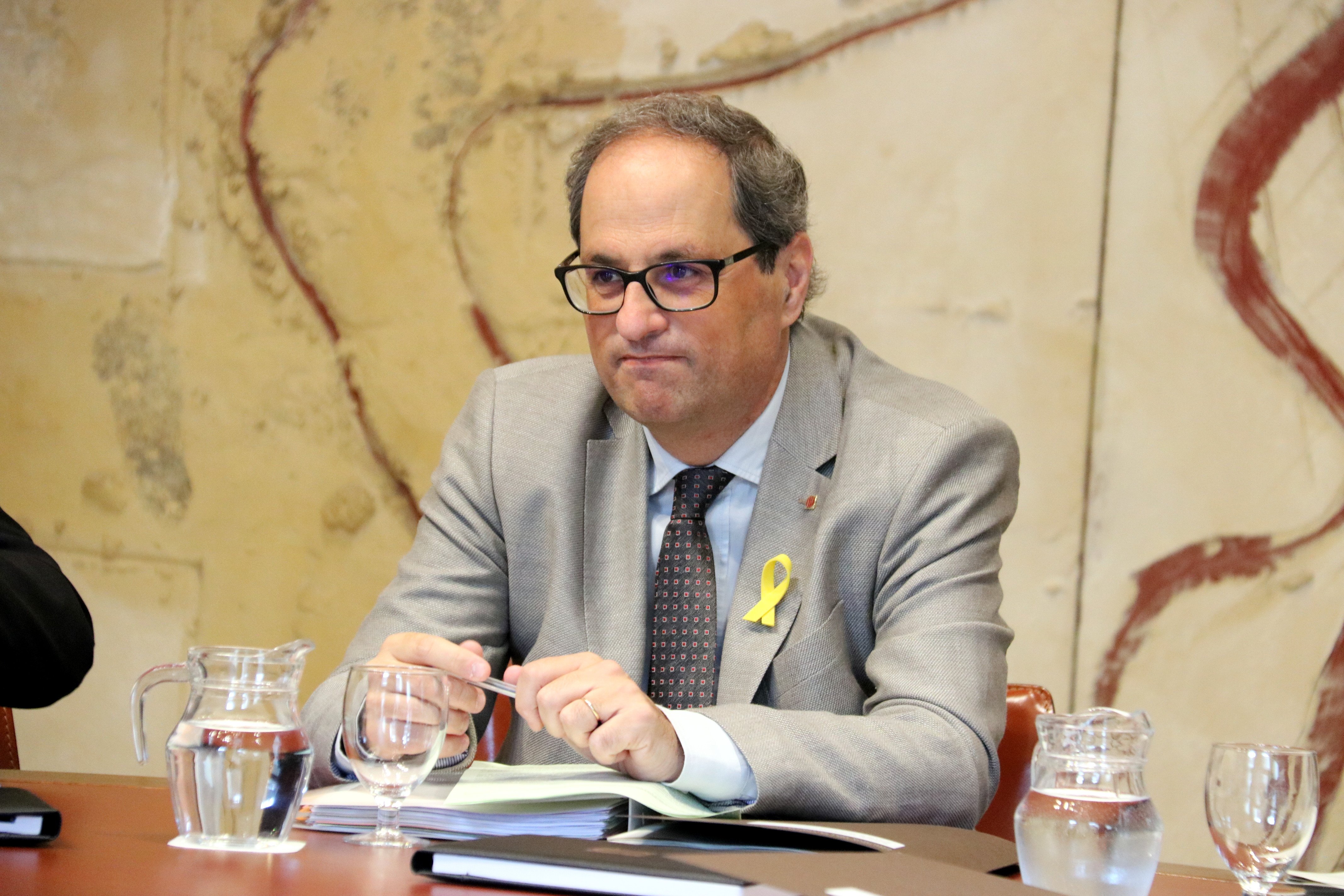 Torra insta Santamaría a guanyar als tribunals internacionals