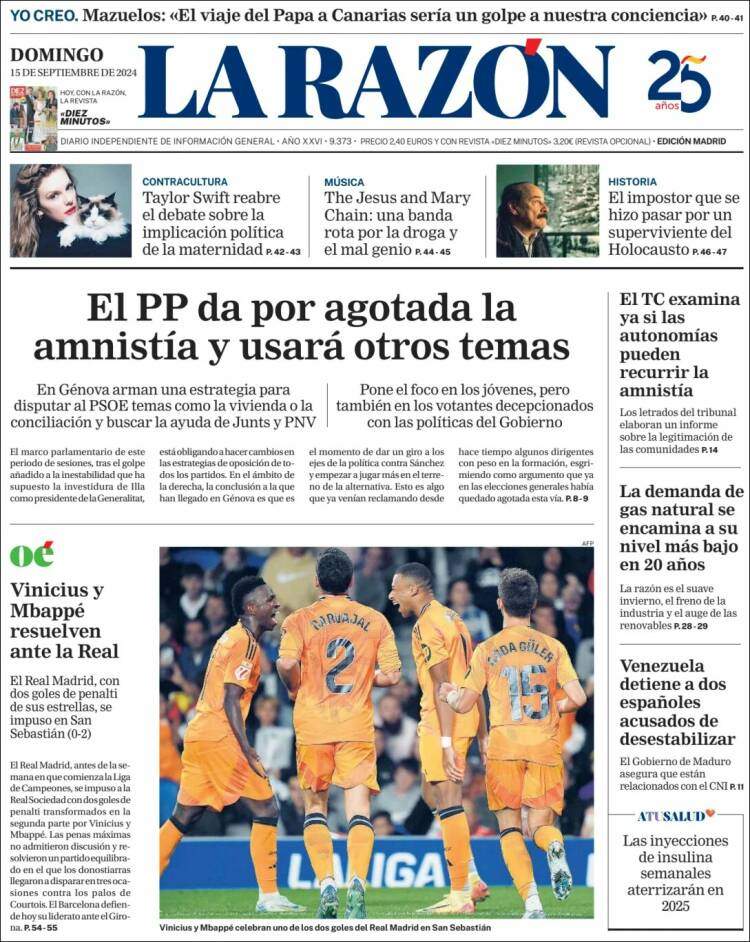 'La Razón' 15 'La Razón' 15