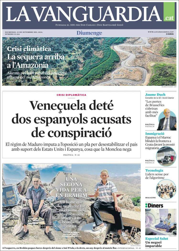 'La Vanguardia' 15 CAT 'La Vanguardia' 15 CAT