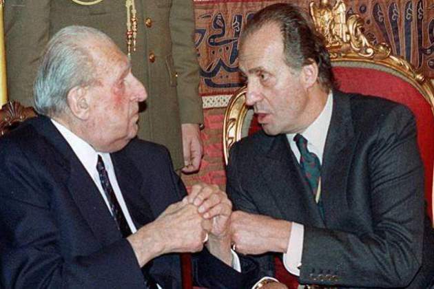 Juan de Borbón y Juan Carlos I Juan de Borbón y Juan Carlos I