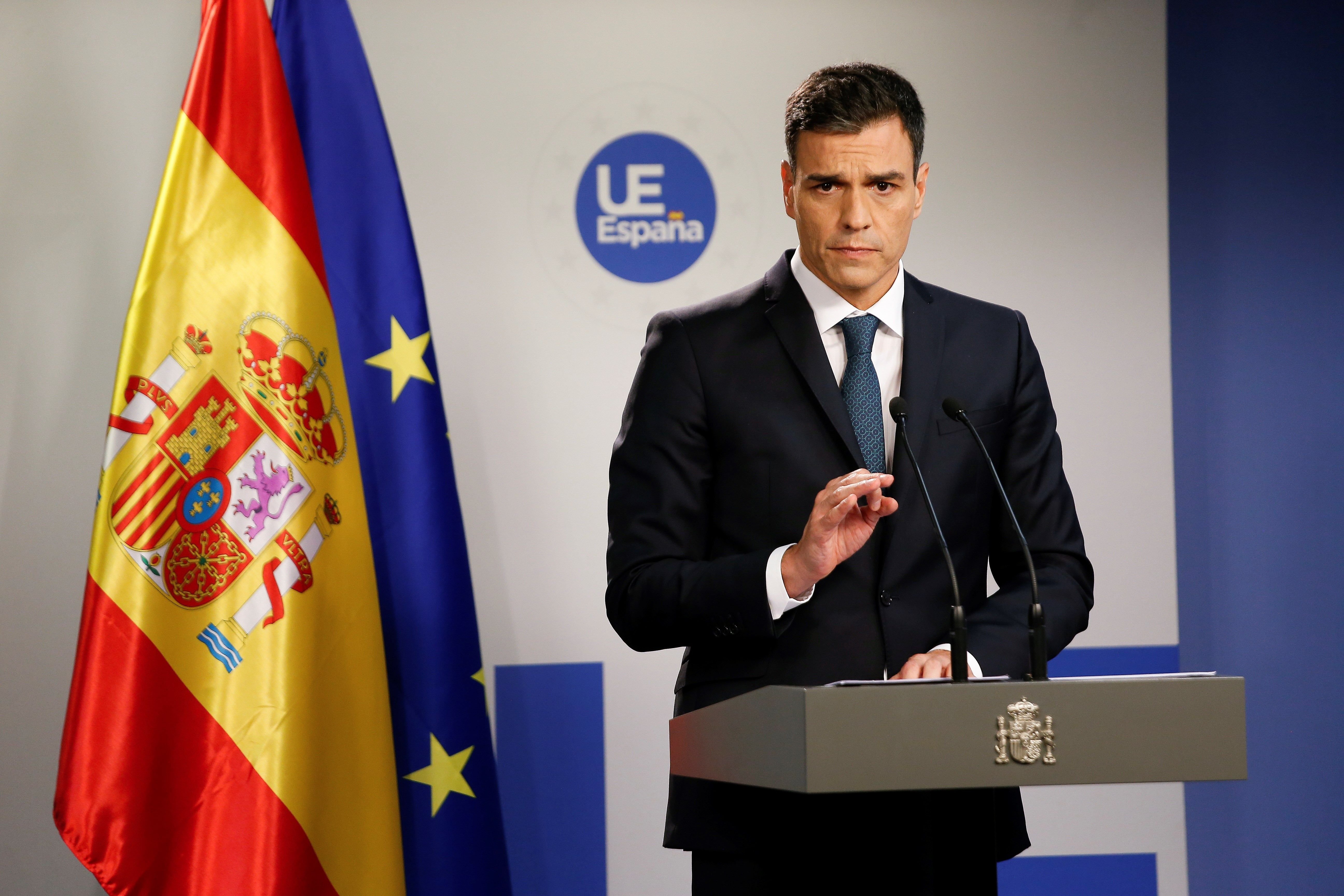 Sánchez demana a Torra "anteposar el diàleg i no la bronca" per l'acte dels EUA