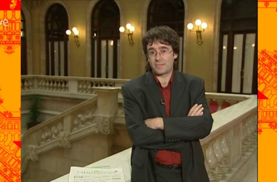 Carles Puigdemont, periodista a 135 escaños, TVE 2004 Carles Puigdemont, periodista a 135 escaños, TVE 2004