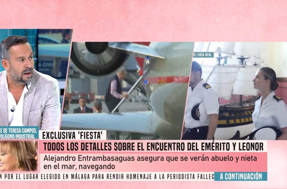 Elionor va en vol comercial segons Telecinco Elionor va en vol comercial segons Telecinco