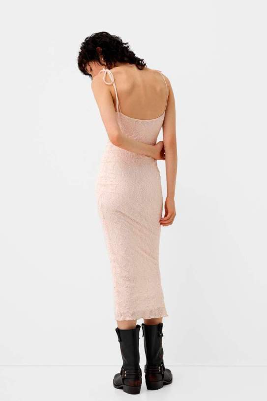 Vestido midi encaje Vestido midi encaje