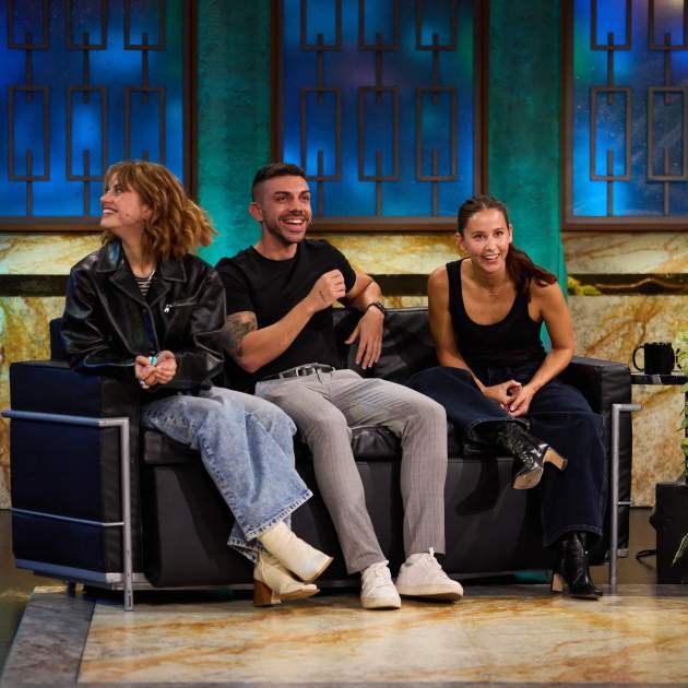 Elisabet Casanovas, Irene Escolar i Dj Mario La Revuelta / RTVE Elisabet Casanovas, Irene Escolar i Dj Mario La Revuelta / RTVE
