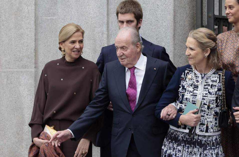 Joan Carles, Elena i Cristina, junts, GTRES Joan Carles, Elena i Cristina, junts, GTRES