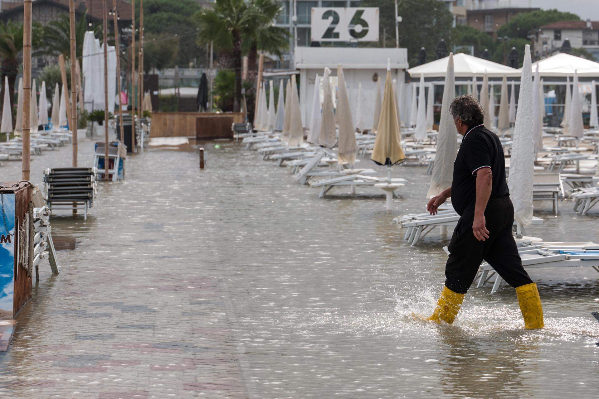 La tormenta Boris llega al norte de Italia: graves inundaciones y desprendimiento del suelo