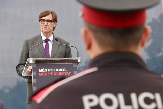 El president Illa a l'acte de graduació dels Mossos d'Esquadra / ACN El president Illa a l'acte de graduació dels Mossos d'Esquadra / ACN