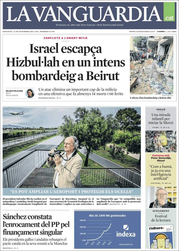 'La Vanguardia' 21 CAT 'La Vanguardia' 21 CAT