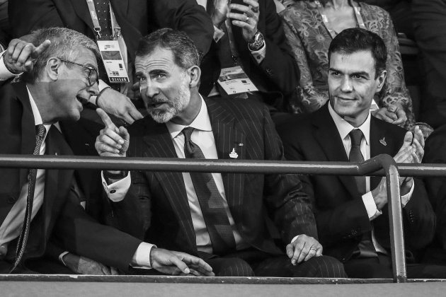 Ballesteros Rei Felip VI Pedro Sanchez Jocs del Mediterrani - Efe