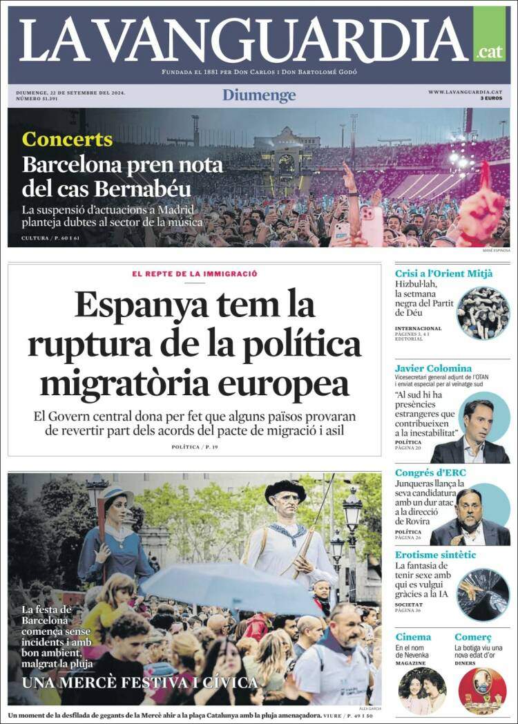 'LA VANGUARDIA' 22 CAT 'LA VANGUARDIA' 22 CAT