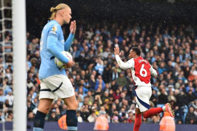 Erling Haaland decepcio Gabriel gol Manchester City Arsenal EFE Erling Haaland decepcio Gabriel gol Manchester City Arsenal EFE