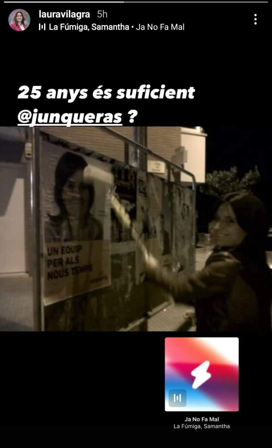 Laura Vilagrà en Instagram Laura Vilagrà en Instagram