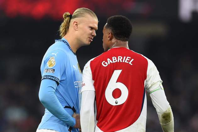 Erling Haaland Gabriel Manchester City Arsenal Europa Press Erling Haaland Gabriel Manchester City Arsenal Europa Press