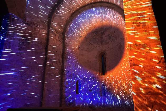 El màping de Sant Climent de Taüll / Foto: ACN El màping de Sant Climent de Taüll / Foto: ACN