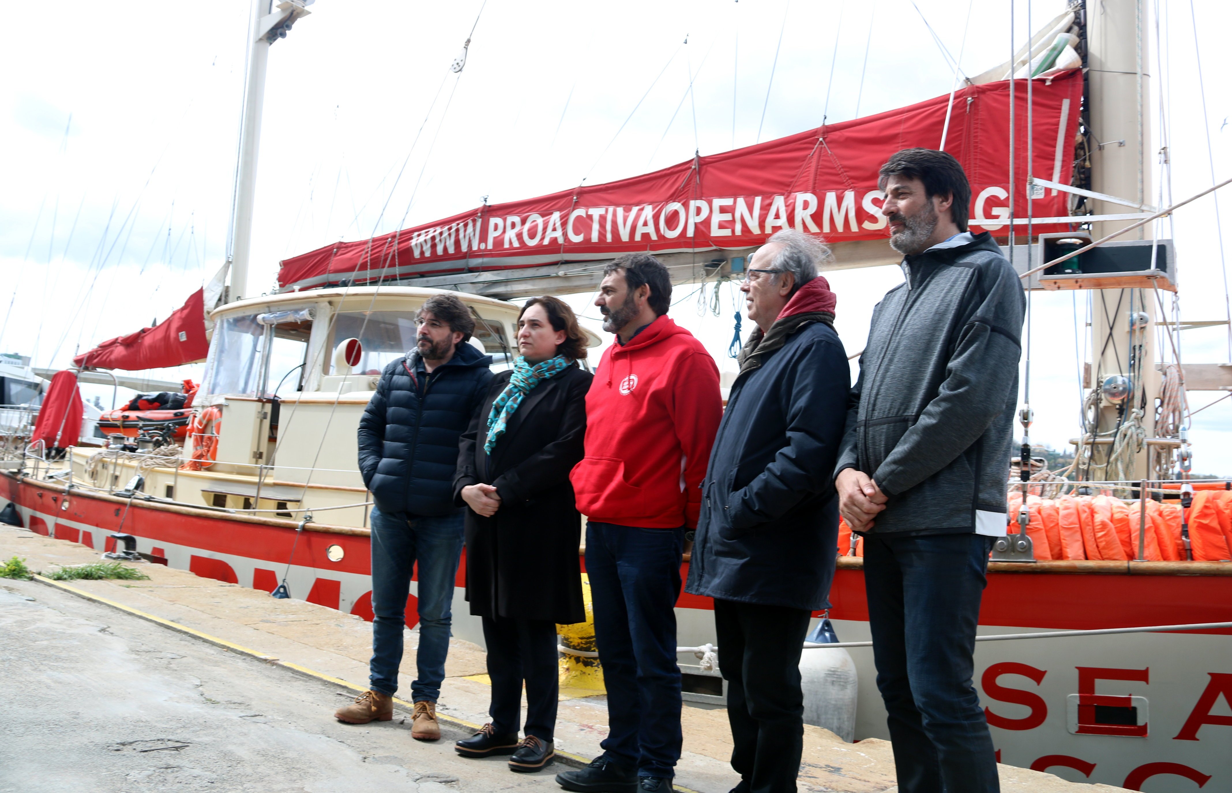 La embarcación de Open Arms llegará este miércoles a Barcelona