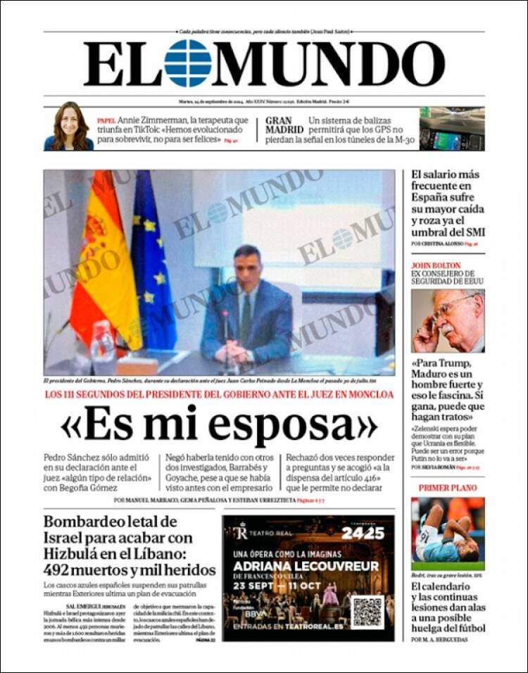 'El Mundo' 24 'El Mundo' 24